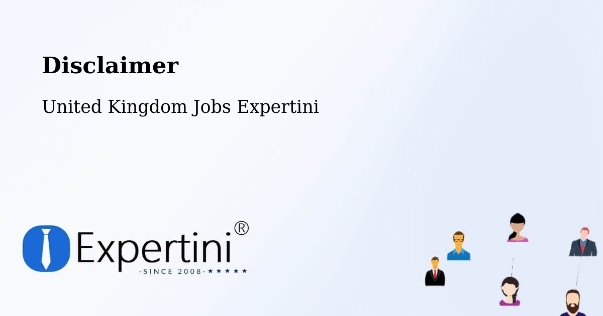 Disclaimer – Burngreave - United Kingdom Jobs Expertini